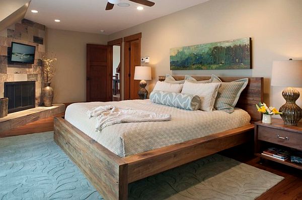 Cool-heavy-bed-frame-in-wood