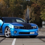 Sports-Cars-Chevrolet-Camaro-Blue-Type-Suport-Car-Wallpaper