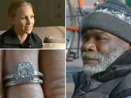 Sieviete bezpajumtnieka trauciņa nejauši iemeta savu 4000 dolāru vērto laulību gredzenu. Vēlāk viņa tam atgriezās pakaļ un notika šis!