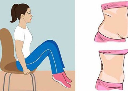 5 Vienkārši Krēslu Vingrinājumi, Kas Samazinās Jūsu Vēdera Taukus Kamēr Jūs Sēžat!