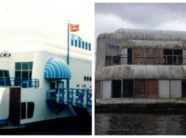 Vai Spēj Iedomāties, Ka Agrāk Bija Tāds Peldošais McDonalds? Tagad Viņš Ir Pamests, Tomēr Ir Iespēja Ielūkoties Tajā