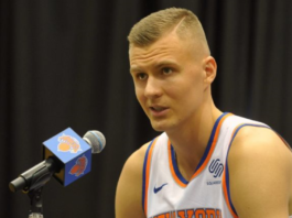 Slavenais Porziņģis beidzot atrādījis, kā izskatās viņa rēta pēc skandalozā kautiņa – FOTO