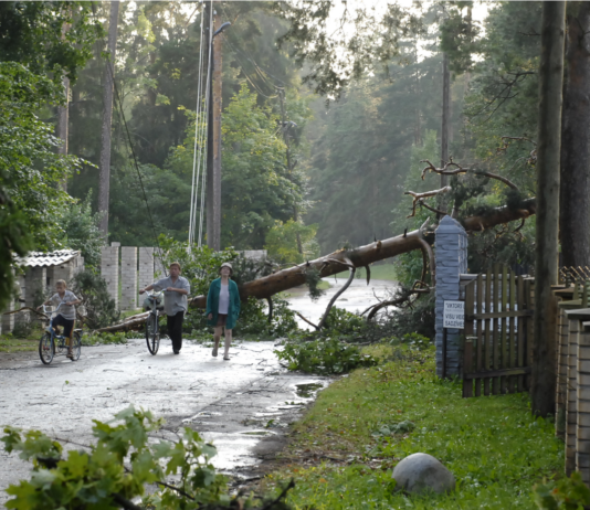 Meteorologi tikko ir izsludinājuši dzelteno brīdinājumu par spēcīgu negaisu tuvākajās stundās